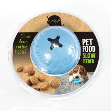 Wiggle - צעצוע האכלה איטי לכלבים מסיליקון קשיח